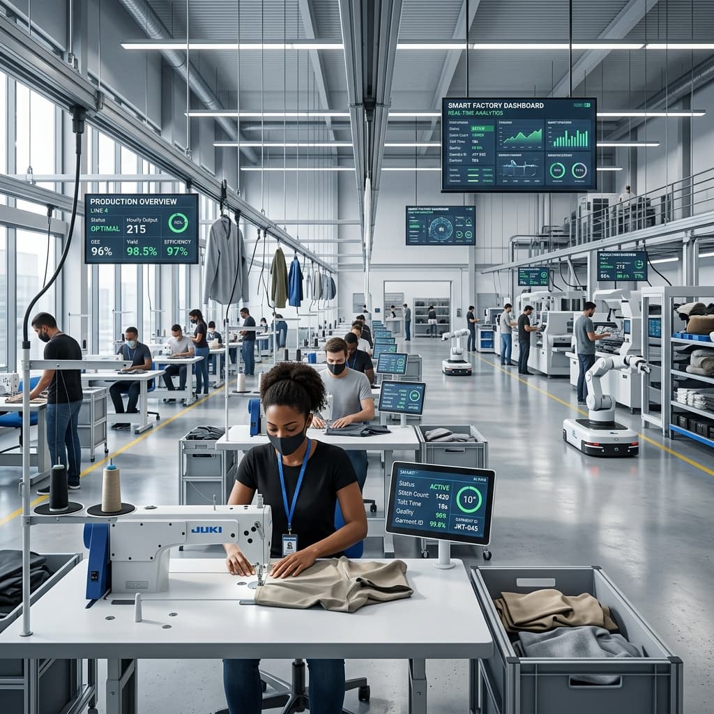 Modern Garment Factory Mockup